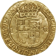 Gold Unite Coin James I Fine