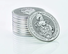 2019 1oz Unicorn of Scotland Platinum Coin Queen's Beasts