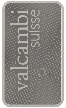 1oz Palladium Bar Valcambi