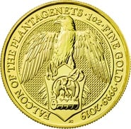 2019 1oz Falcon of the Plantagenets Gold Coin Queen's Beasts