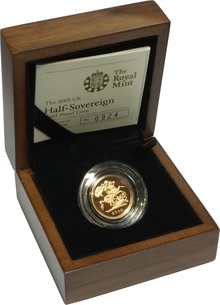 2009 Gold Proof Half Sovereign Boxed