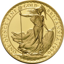 1990 Proof Gold Britannia 4 Coin Set Boxed
