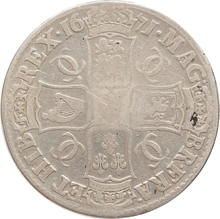 1671 Silver Crown Coin Charles II