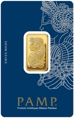 1 Tola Gold Bar PAMP Lady Fortuna