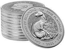 2025 Greyhound of Richmond - Tudor Beasts 1oz Platinum Coin