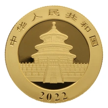 2022 8g Chinese Panda Gold Coin