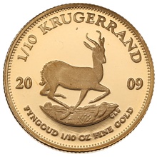 2009 Proof 1/10oz Krugerrand Gold Coin