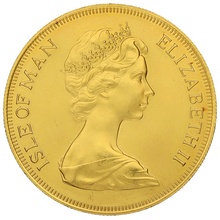 1979 Gold £5 Coin Quintuple Sovereign Isle of Man