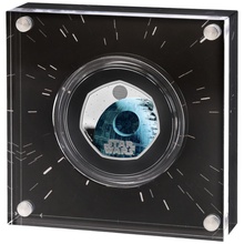 2024 50p Star Wars Death Star Proof Silver Coin Boxed