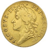 1686 Gold Guinea Coin James II