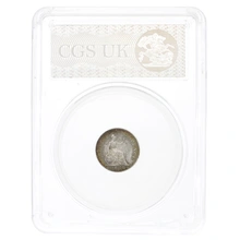 1888 Silver Groat Fourpence Coin Queen Victoria CGS82