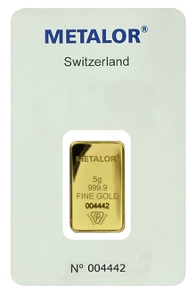 5g Gold Bar Metalor