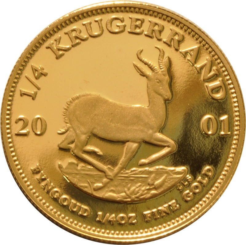 2001 Proof 1/4oz Krugerrand Gold Coin