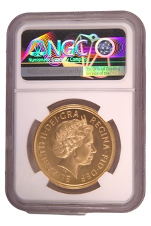 2006 Proof Gold £5 Coin Quintuple Sovereign NGC PF70