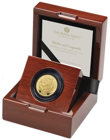 2023 Proof Morgan le Fay Gold Coin Myths & Legends 1oz Boxed