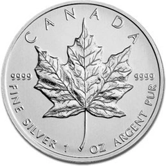 2007 Canadian Silver Maple Leaf Coin 1oz