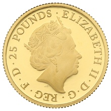 2017 1/4oz Proof Unicorn of Scotland Gold Coin Queen's Beasts