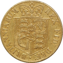 1817 Gold Half Sovereign George III