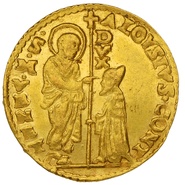 1676-1684 Alvise Contarini Venezia (Venice) Zecchino Gold Coin