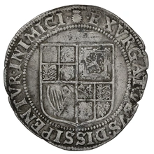 1603-1604 Silver Shilling Coin James I Thistle