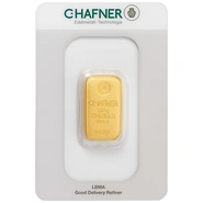 250g Gold Bar C. Hafner Cast