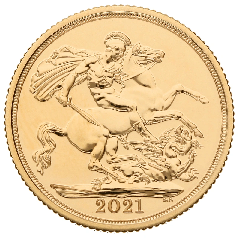 2021 Gold Sovereign Coin MS70 PCGS