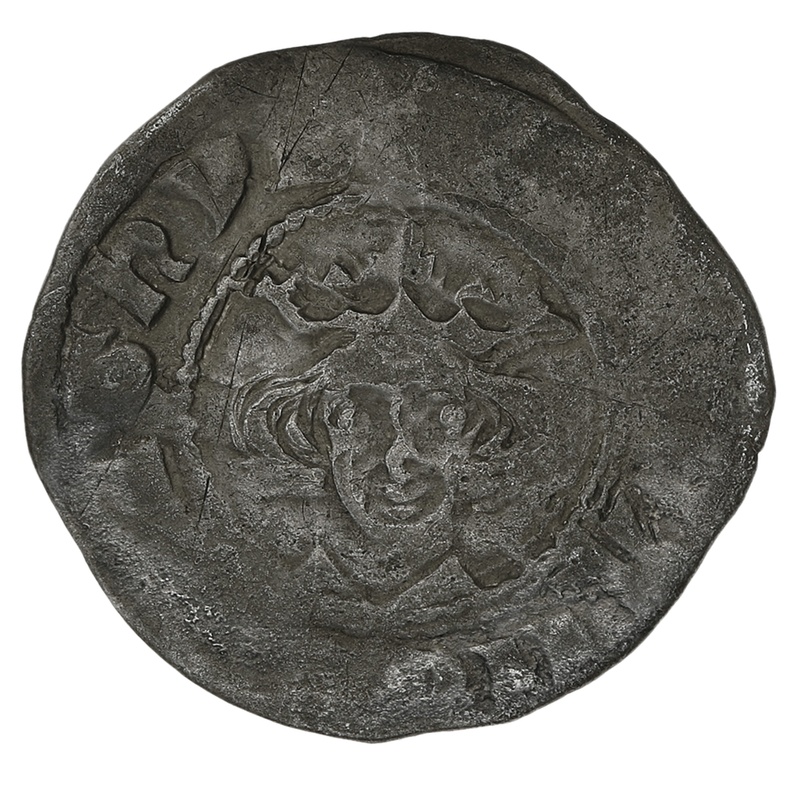 1307-1327 Edward II Silver Penny Durham Class 12