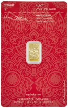 1g Lakshmi Gold Bar