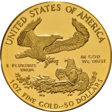 1986 Proof American Eagle Gold Coin 1oz MCMLXXXVI
