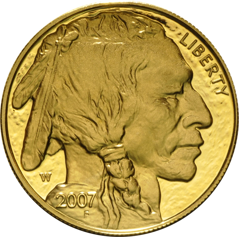 2007 Reverse Proof American Buffalo Gold Coin 1oz