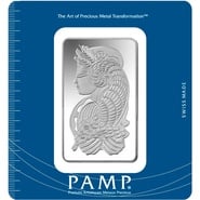 PAMP Lady Fortuna 100 Gram Silver Bar Minted