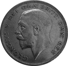 British Silver Half Crown Pre 1947 Coin