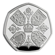 2022 Proof 50p Silver Coin Her Majesty Queen Elizabeth II Memorial Boxed