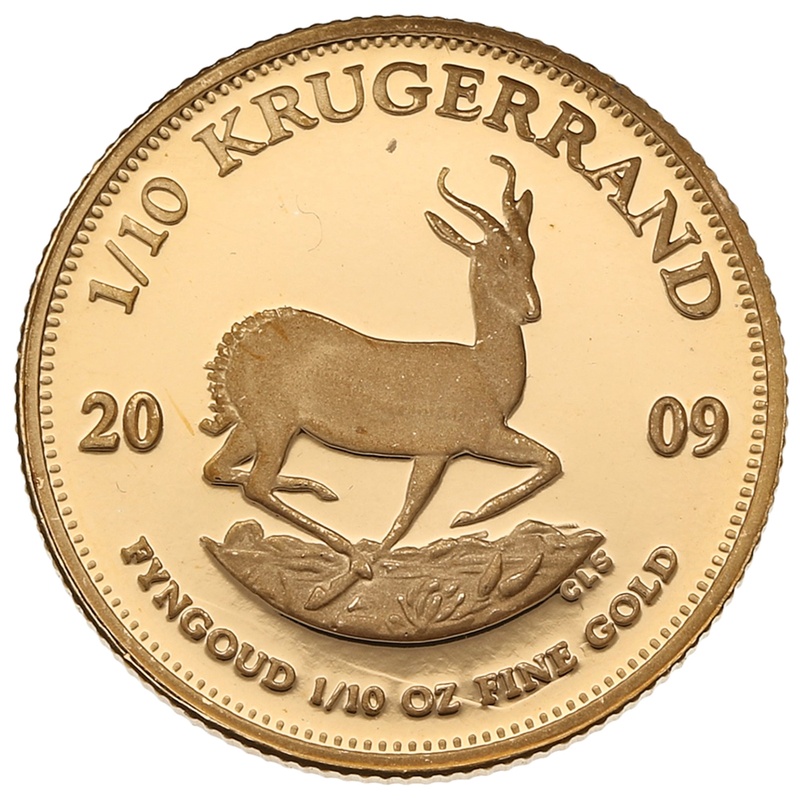 2009 Proof 1/10oz Krugerrand Gold Coin