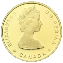 Canadian 1984 $100 1/2oz Proof Gold Coin Jaques Cartier Boxed