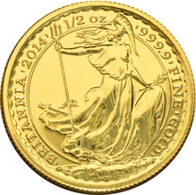 2014 1/2oz Gold Britannia Coin