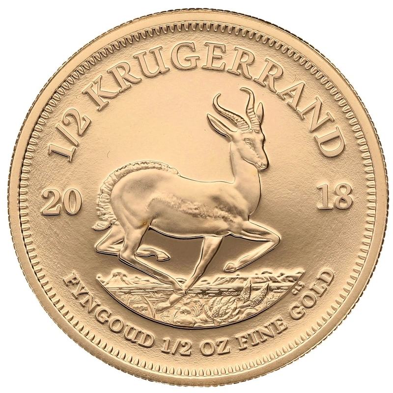 2018 Proof 1/2oz Krugerrand Gold Coin