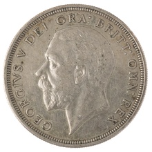 1927 Proof Silver Crown Coin George V Christmas Crown Extremely Fine