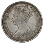 1873 Florin Silver Coin Queen Victoria MDCCCLXIII