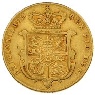 1826 Gold Sovereign George IV Bare Head