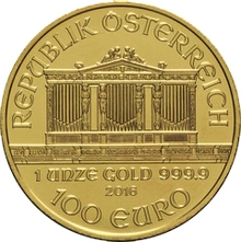 2016 Austrian Gold Philharmonic Coin 1oz