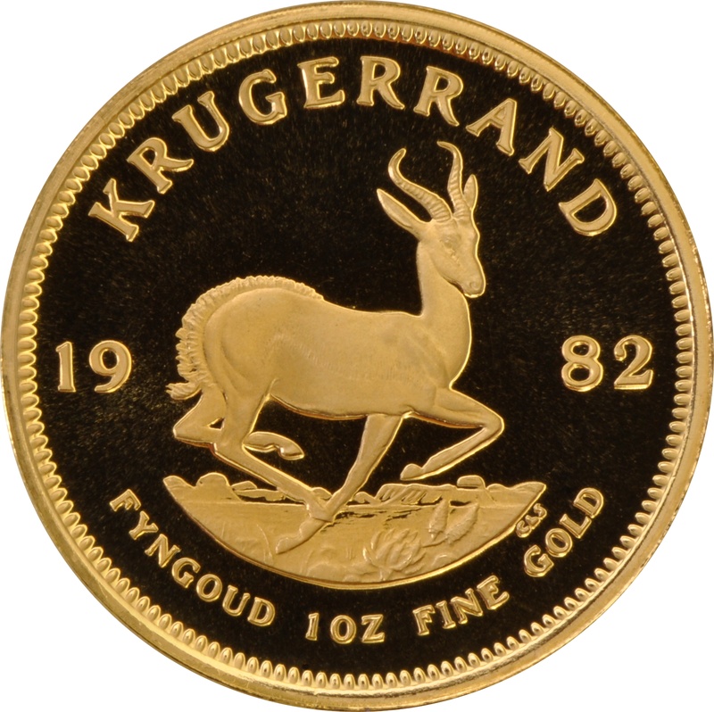 1982 Proof Krugerrand Gold Coin 1oz
