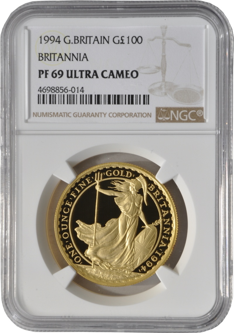 1994 Proof Gold Britannia Coin 1oz NGC PF69