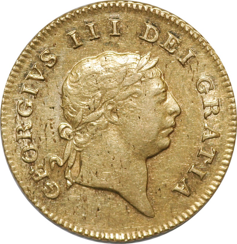 1806 Gold Half Guinea Coin George III
