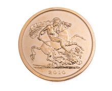 2010 - Gold £5 Brilliant Uncirculated Coin Boxed