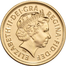 Gold Sovereign - Elizabeth II Fourth Head