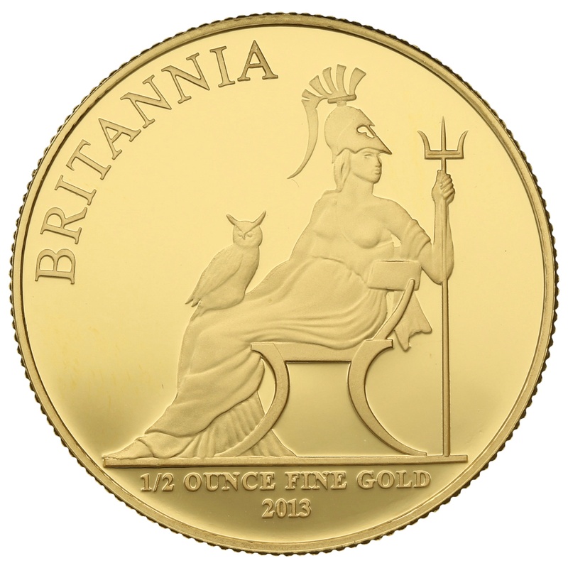 2013 Proof 1/2oz Gold Britannia Coin