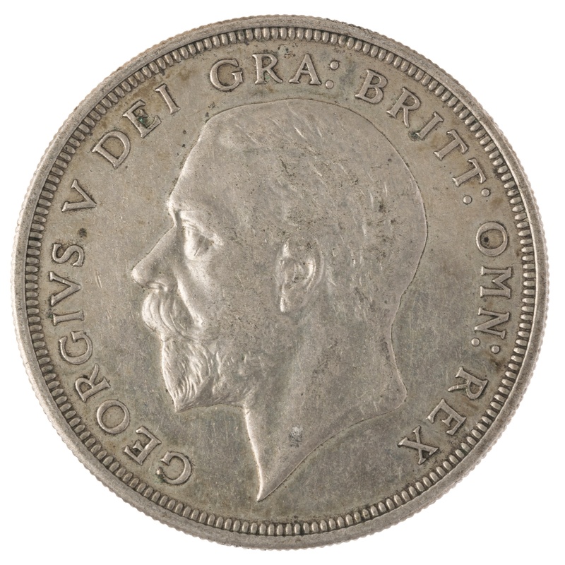 1927 Proof Silver Crown Coin George V Christmas Crown Extremely Fine