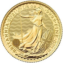 2021 1/4oz Gold Britannia Coin