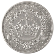 1927 Proof Silver Crown Coin George V Christmas Crown Extremely Fine